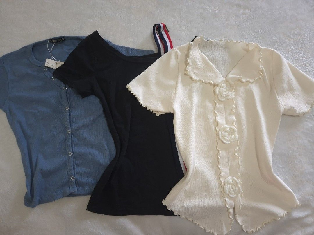 Bundle shirts (Category: Shirts) located in Paranaque City. Submitted by hbd1233 (Listing ID 1466223467, Image 1). Description: 40 each but the bundle is 3 for 100.