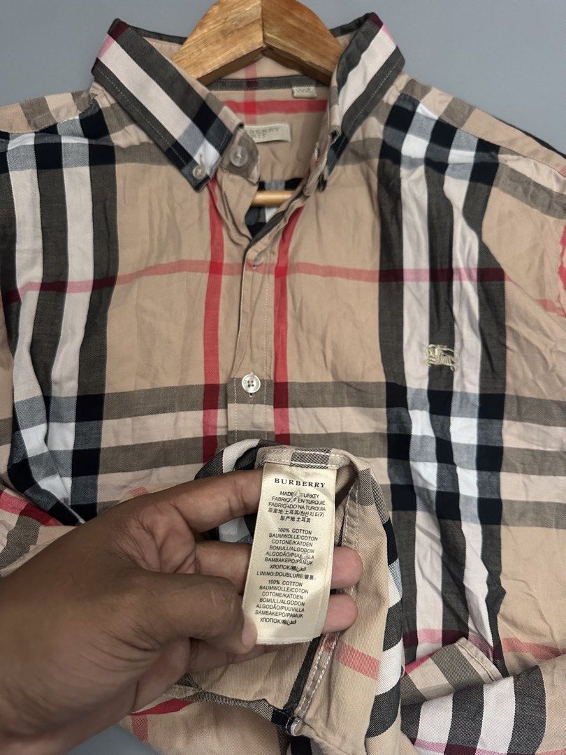 Burberry Polo Button Down (Category: Activewear) located in Manila. Submitted by thriftavenueph (Listing ID 1466167138, Image 3). Description: Fs: Burberry Polo Button Down Size: 24x28, XL Condition: excellent, no issue, 10/10 color Price: 1,500.