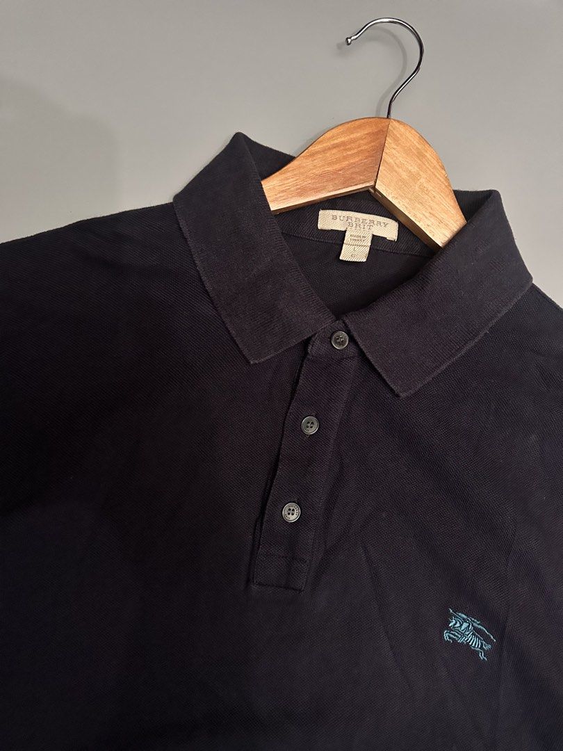 Burberry Polo Shirt (Category: Activewear) located in Manila. Submitted by thriftavenueph (Listing ID 1466166927, Image 2). Description: Fs: Burberry Polo Shirt Size: 22x31, L Condition: excellent, no issue, need wash only Price: 950.