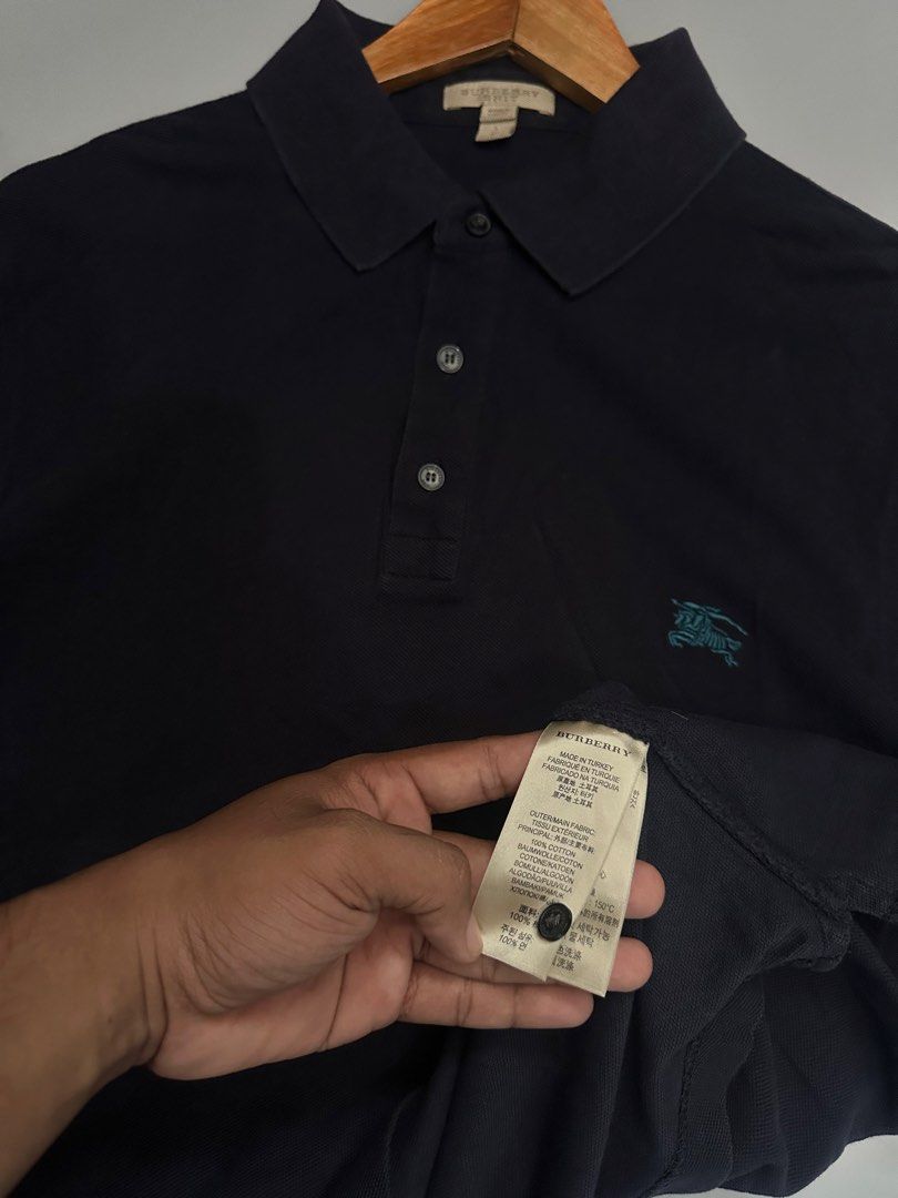 Burberry Polo Shirt (Category: Activewear) located in Manila. Submitted by thriftavenueph (Listing ID 1466166927, Image 3). Description: Fs: Burberry Polo Shirt Size: 22x31, L Condition: excellent, no issue, need wash only Price: 950.