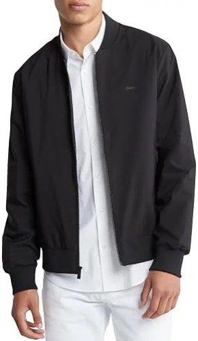 CALVIN KLEIN MATTE BOMBER JACKET (Category: Coats, Jackets and Outerwear) located in Quezon City. Submitted by mine4now (Listing ID 1466317460, Image 2). Description: What: CALVIN KLEIN MATTE BOMBER JACKET ORIGIN: CK US CONDITION: USED ONCE. BOUGHT LAST YEAR. Very nice in actual. LIKE NEW CONDI. This is around 6k in at rustans. SIZE: LARGE RFS: DECLUTTERING Shipping fee: PAID by the buyer No: COD Courier: lbc, grab or lalamove J&T — if not busy M