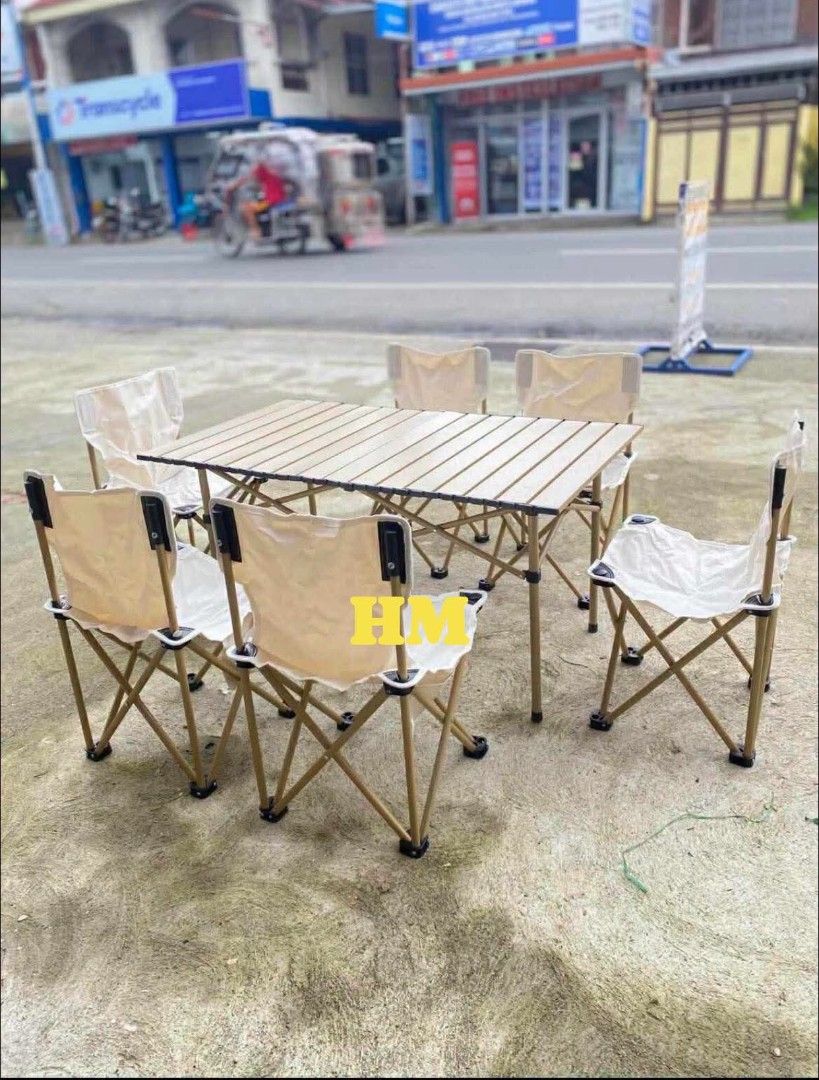 Camping chair set with table (Category: Announcements) located in Manila. Submitted by haideshop (Listing ID 1466334931, Image 1). Description: .