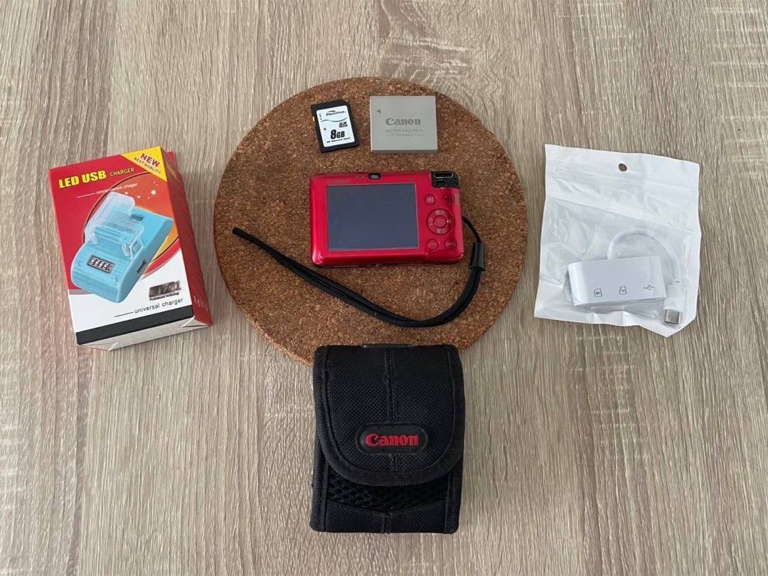 Canon ixus 100 is (Category: Cameras) located in Las Pinas. Submitted by ms_rtchlqueen (Listing ID 1466229463, Image 2). Description: Canon ixus 100 is red canon complete inclusion black spot circle little Las pinas city Pick up , meet up , delivery j&t,lalamove .