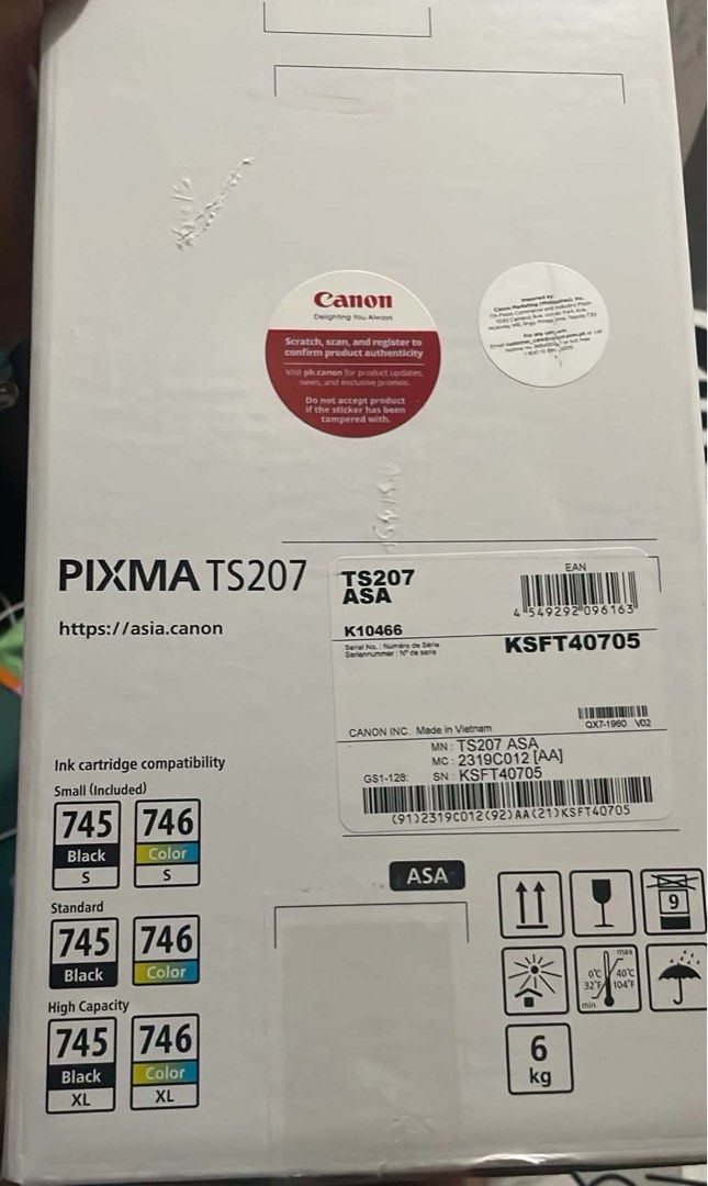 Canon Printer (Category: Printers, Scanners & Copiers) located in Caloocan City. Submitted by b3asty_0323 (Listing ID 1466256877, Image 2). Description: 🔥 BRAND NEW CANON PIXMA TS207 — FOR SALE! 🔥 🖨️ Brand New • Never Used • One Unit Only! 2,000 nalang ! 🎁 FREEBIE LANG PO ITO SA TABLET NA BINILI KO, kaya ibinibenta ko dahil may existing printer na kami sa bahay. 😊 ✅ Brand New / Never Used ✅ Canon PIXMA TS207 ✅ Complete & ready to use ✅ Perfe