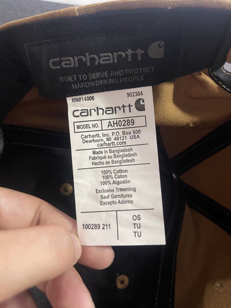 Carhartt Cap (Category: Caps & Hats) located in Manila. Submitted by s4intbey (Listing ID 1466275724, Image 3). Description: USED ONLY ONCE, IN VERY PRISTINE CONDITION..