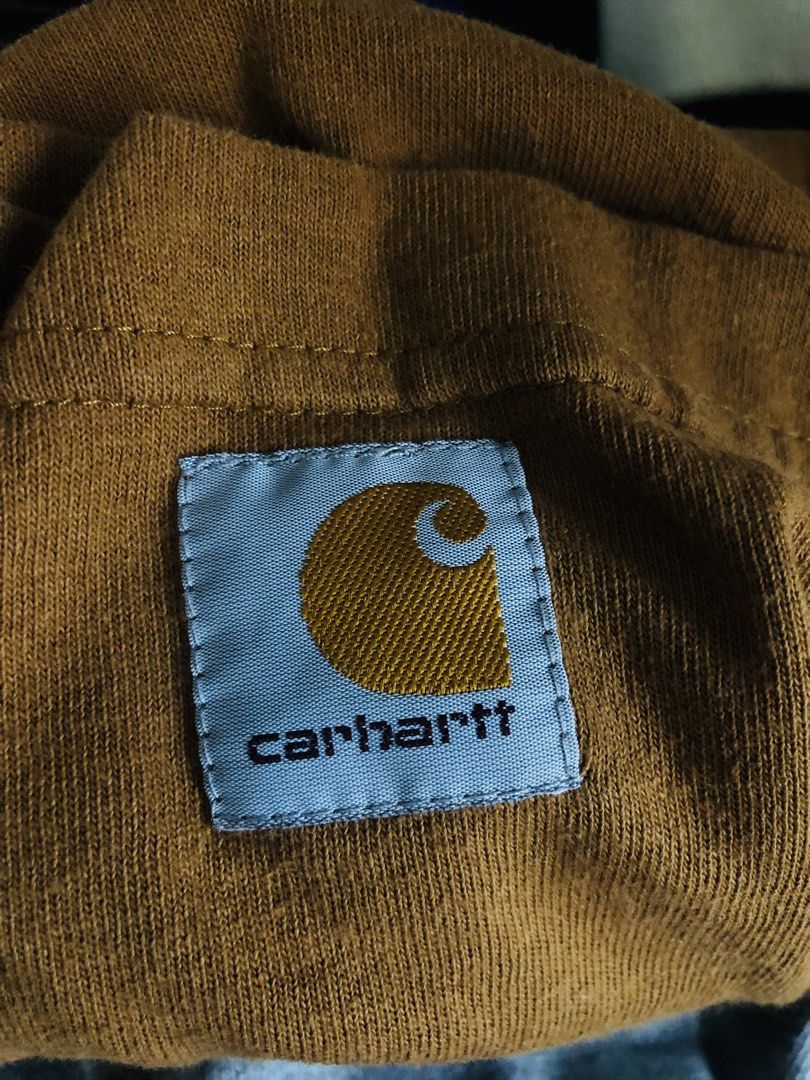 Carhartt Button Pocket Longsleeve (Category: Tshirts & Polo Shirts ) located in Angeles City. Submitted by wwdrip (Listing ID 1466234241, Image 3). Description: Carhartt Button Longsleeve♻️ •Width : 26 •Length : 32 •Size : XL-XXL •Color rate : 9.5/10 •Condition : excellent •minimal repaired part ₱750.