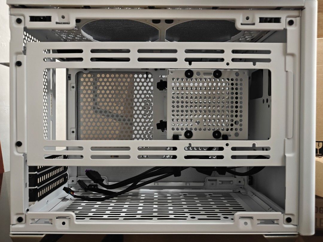 [Case] Cooler Master MASTERBOX NR200P (Category: Computer Parts) located in Pasig City. Submitted by wysiwyg1970 (Listing ID 1463351916, Image 2). Description: For sale only‼️‼️ ⚠️ Take all the time you need. No haggling necessary. • Cooler Master MASTERBOX NR200P - PHP 3,700.00 (strictly non-negotiable) Good for SFF Build. 18L Mini-ITX computer case ITX motherboard and SFX/SFX-L only Clean and well maintained AIO mounting applicable Condition: -
