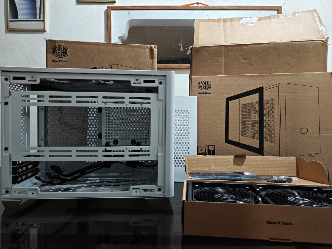 [Case] Cooler Master MASTERBOX NR200P (Category: Computer Parts) located in Pasig City. Submitted by wysiwyg1970 (Listing ID 1463351916, Image 1). Description: For sale only‼️‼️ ⚠️ Take all the time you need. No haggling necessary. • Cooler Master MASTERBOX NR200P - PHP 3,700.00 (strictly non-negotiable) Good for SFF Build. 18L Mini-ITX computer case ITX motherboard and SFX/SFX-L only Clean and well maintained AIO mounting applicable Condition: -