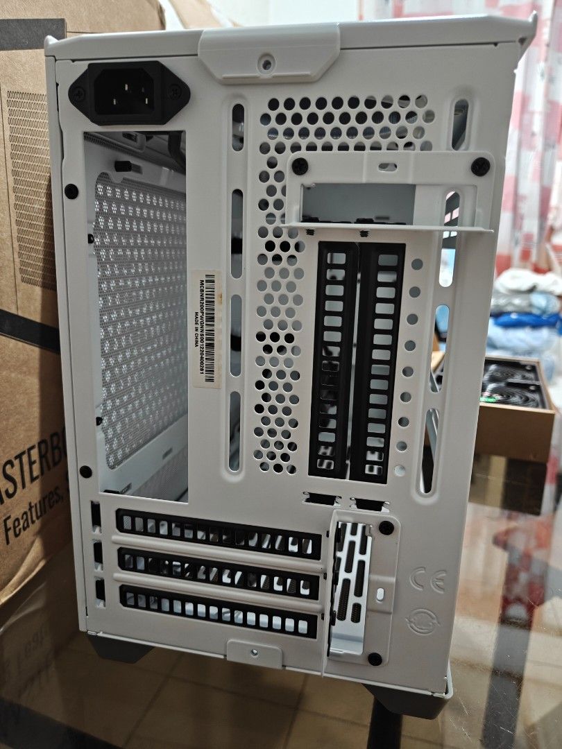 [Case] Cooler Master MASTERBOX NR200P (Category: Computer Parts) located in Pasig City. Submitted by wysiwyg1970 (Listing ID 1463351916, Image 3). Description: For sale only‼️‼️ ⚠️ Take all the time you need. No haggling necessary. • Cooler Master MASTERBOX NR200P - PHP 3,700.00 (strictly non-negotiable) Good for SFF Build. 18L Mini-ITX computer case ITX motherboard and SFX/SFX-L only Clean and well maintained AIO mounting applicable Condition: -