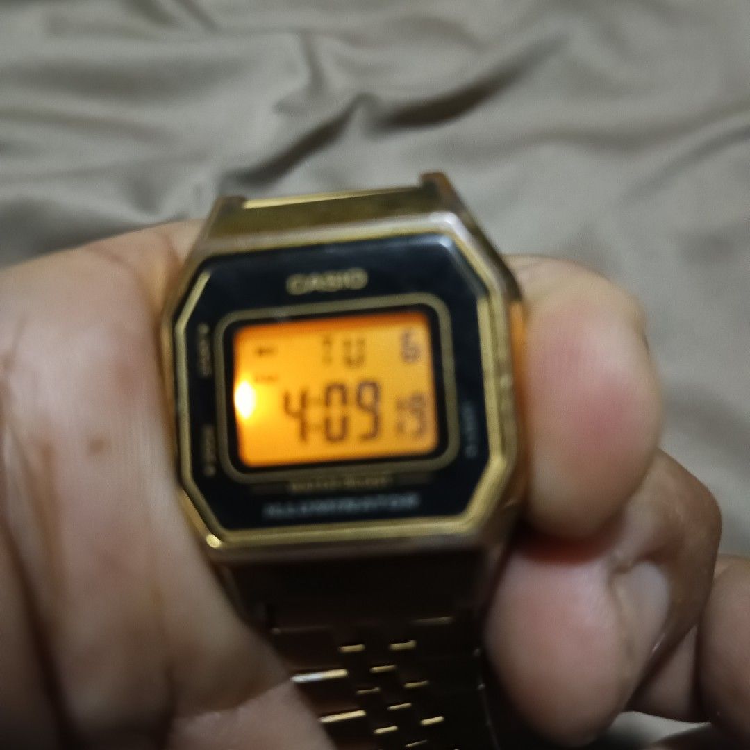 Casio LA680WE Gold Digital Watch (Category: Women's Watches) located in Quezon City. Submitted by kenz1000 (Listing ID 1466258868, Image 3). Description: For Sale -Casio LA-680WE ladies watch -In good working condition -All original parts -minor hairline scratch -900php -Litex Commonwealth meetup/pickup, rider pickup si buyer magbook, regular LBC shipping.