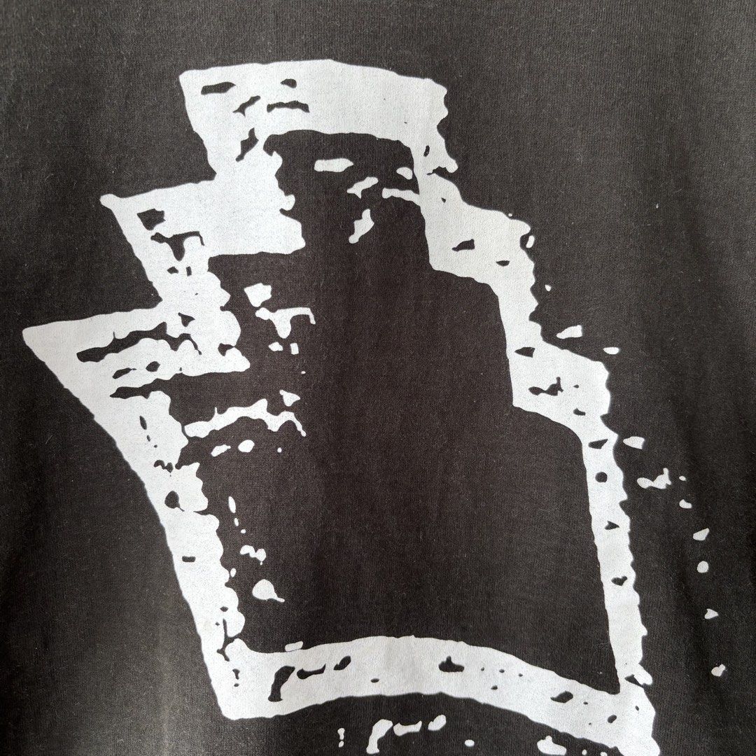 Cav empt tee (Category: Tshirts & Polo Shirts ) located in San Fernando. Submitted by diff.thr1ft (Listing ID 1466156452, Image 2). Description: - Brand: Cav Empt - Size: Medium (M) - Color: Dark Brown/Black - Material: 100% Cotton (Made in Japan) - Design: Bold white graphic on front, Cav Empt text branding on upper back - Condition: Excellent pre-owned quality.