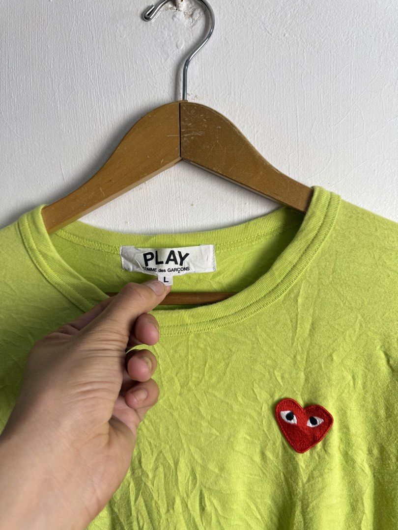 Cdg play shirt (Category: Shirts) located in Daraga. Submitted by casualthread (Listing ID 1466285544, Image 2). Description: Authentic 18x23 Medium women No issue 9.8/10.