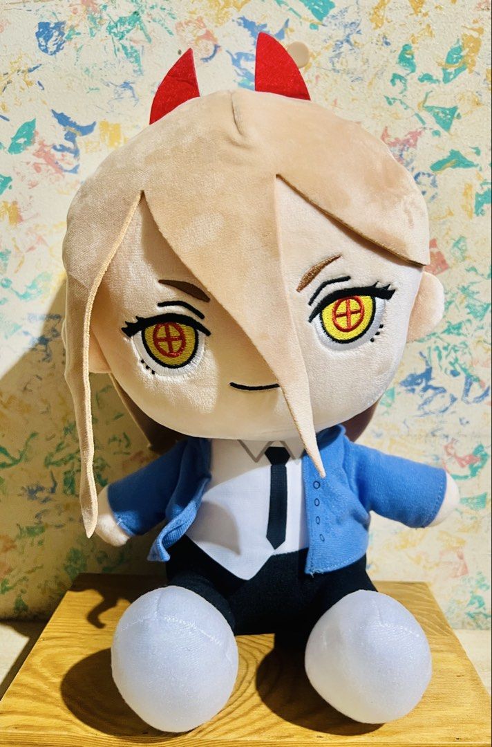 Chainsaw Man ~Power~ Big Plush Toy (Category: Plushies & Soft Toys) located in Taguig. Submitted by lae.onlineshop (Listing ID 1466275477, Image 1). Description: Chainsaw Man ~Power~ Big Plush Toy *With etiketa, no paper tag *THE COLOR MAY SLIGHTLY DIFFER FROM ACTUAL DUE TO LIGHTING AND/OR SCREEN RESOLUTION. *Will be shipped out slightly compressed. Release date: May 2023 Size: approx 30cm Issue: zero to minimal cleaning needed, AS IS ‼️1 DAY RES