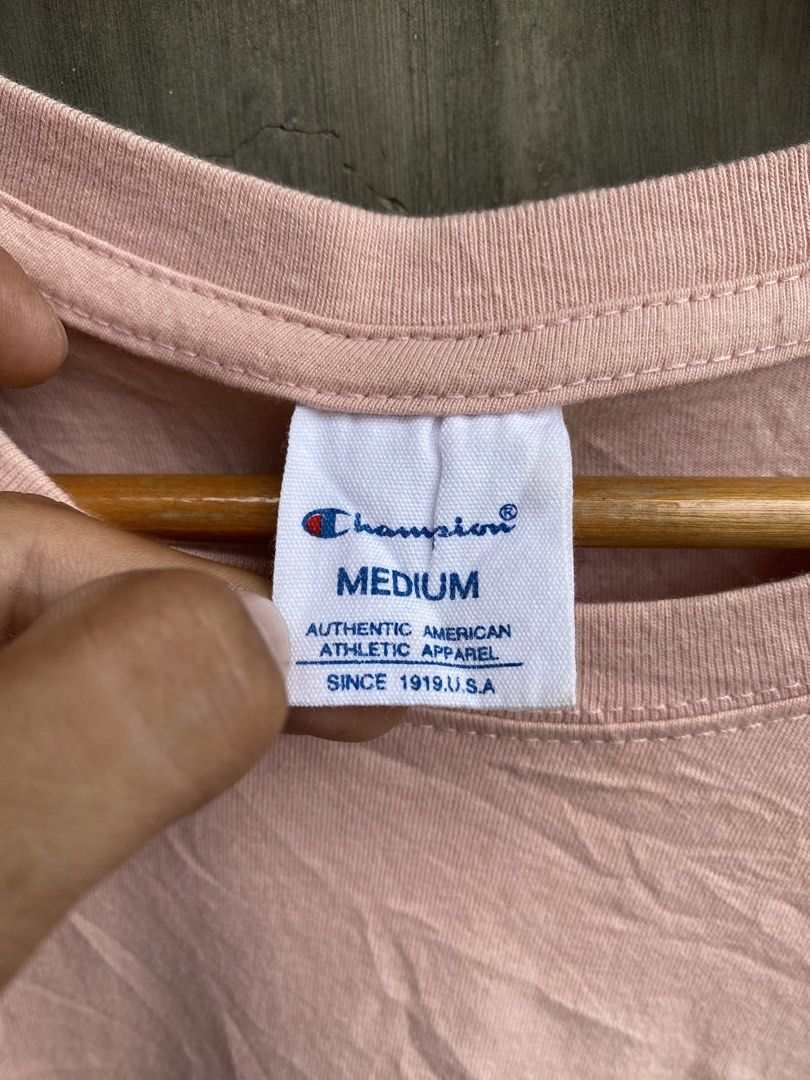 CHAMPION (Category: Shirts) located in Panabo. Submitted by banjogores (Listing ID 1466201439, Image 3). Description: 𝗗𝗜𝗠𝗘𝗦:18.5x26 𝗦𝗜𝗭𝗘:M ‎𝗖𝗢𝗟𝗢𝗥 𝗥𝗔𝗧𝗘:10/10 ‎𝗖𝗢𝗡𝗗𝗜𝗧𝗜𝗢𝗡: EXELLENT CONDITION ‎𝗜𝗦𝗦𝗨𝗘:NEED WASH.
