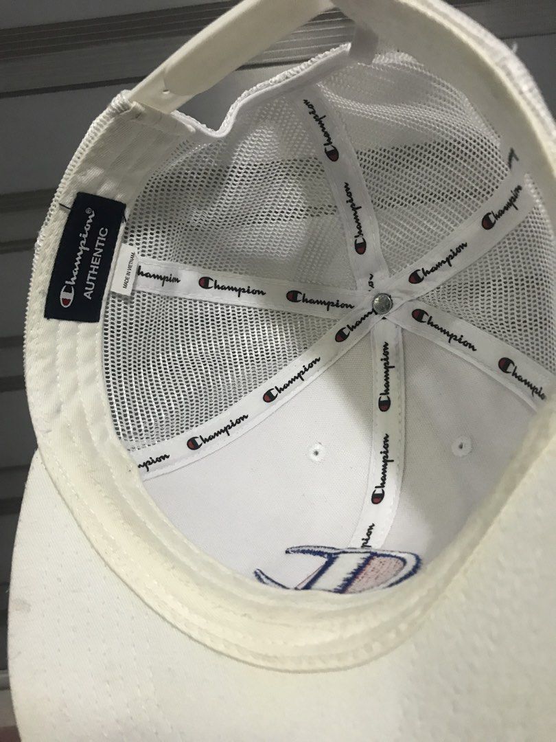 Champion - trucker cap (snap back) (Category: Caps & Hats) located in Manila. Submitted by avecillaa57811 (Listing ID 1466157478, Image 3). Description: ❗️trucker cap ❗️snap back.
