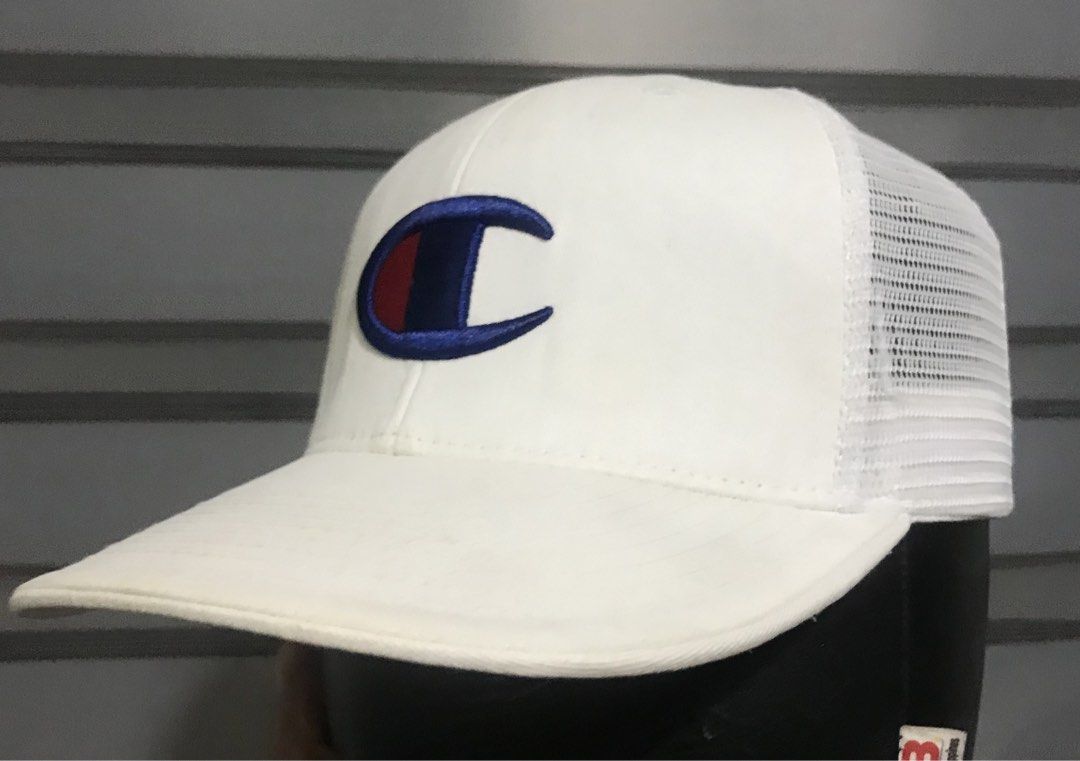 Champion - trucker cap (snap back) (Category: Caps & Hats) located in Manila. Submitted by avecillaa57811 (Listing ID 1466157478, Image 1). Description: ❗️trucker cap ❗️snap back.
