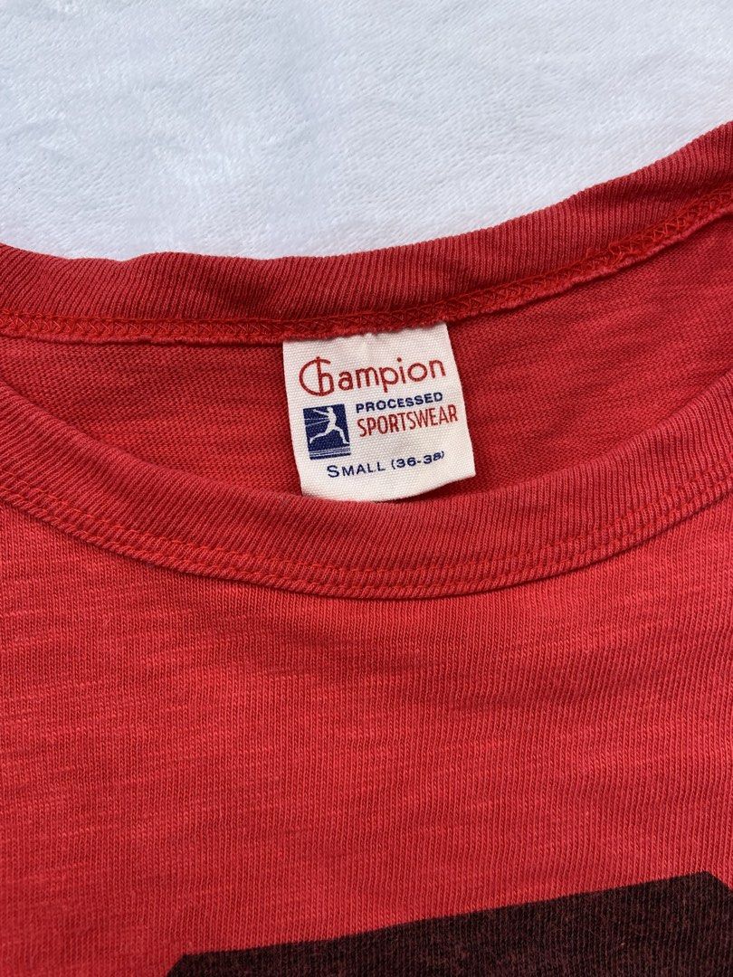 Champion Vintage Repro (Category: Tshirts & Polo Shirts ) located in General Santos City (Dadiangas). Submitted by seventythirdpick (Listing ID 1466305317, Image 3). Description: Size. Small 17x26 No flaws Excellent .