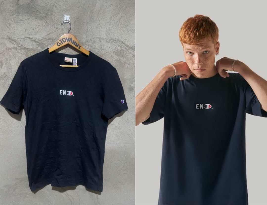 Champion x End Craig Green Cut Reverse Weave Tee (Category: Tshirts & Polo Shirts ) located in Ozamiz City. Submitted by quick_done_deals (Listing ID 1466216948, Image 1). Description: 🛒 ** Champion x End Craig Green Cut Reverse Weave Tee ** 💯 Excellent Condition 📐 Dimes: L26x20.5 (M) 🔍 Issue: None 🎨 Color Rate: 9.5 / 10.