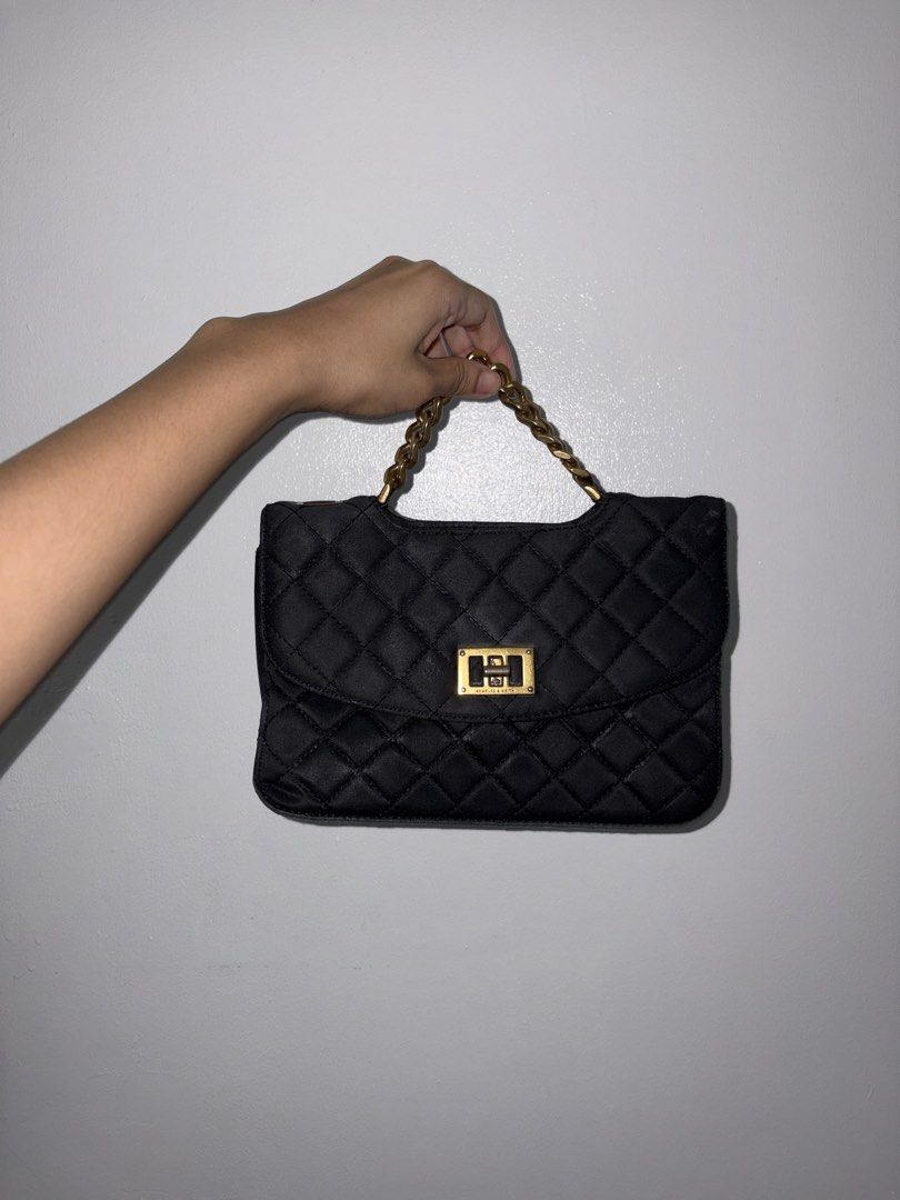 Charles and keith small bag (Category: Sling Bags) located in Rizal. Submitted by prelovedbykristel (Listing ID 1466299481, Image 1). Description: MOP : gcash / bdo MOD : lalamove ❌ no refund! :) .