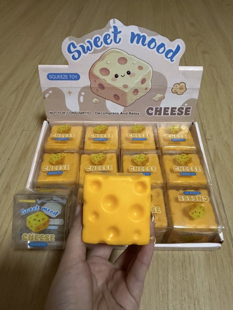 Cheese Squishy Crunchy (Category: Kids Toys) located in Quezon City. Submitted by eskyanolvia (Listing ID 1466301088, Image 1). Description: .