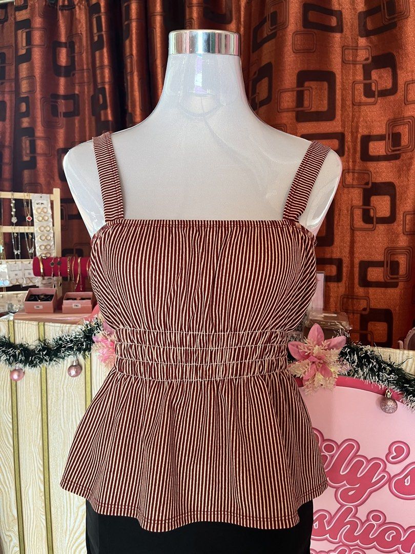 choco brown top (Category: Sleeveless) located in Manila. Submitted by myapparelshop (Listing ID 1466169588, Image 1). Description: .