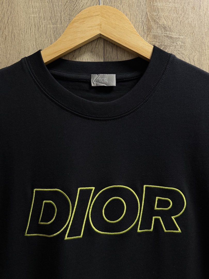 Christian Dior Letter Embroidered Tshirt (Category: Luxury Apparel) located in Imus. Submitted by rckrmns (Listing ID 1466320119, Image 2). Description: Christian Dior Letter Embroidered Tshirt Authentic/Legit Size S fit to M-L W- 21 L- 28 Good as New .