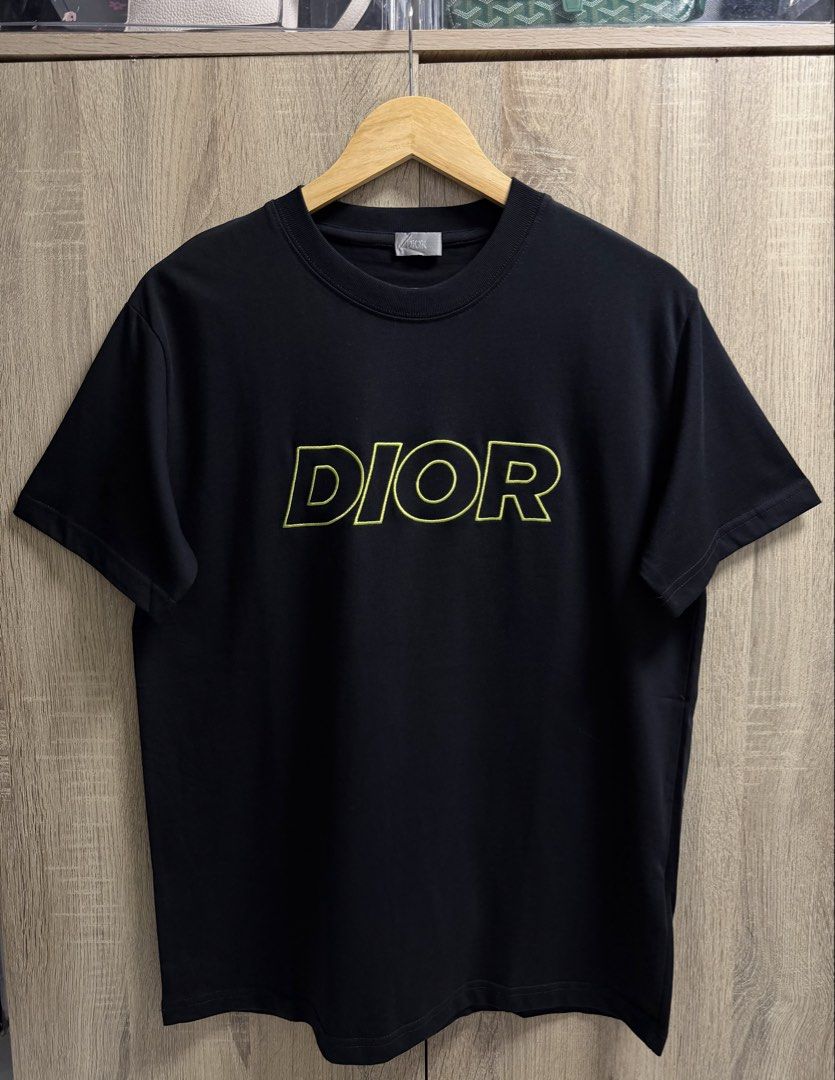 Christian Dior Letter Embroidered Tshirt (Category: Luxury Apparel) located in Imus. Submitted by rckrmns (Listing ID 1466320119, Image 1). Description: Christian Dior Letter Embroidered Tshirt Authentic/Legit Size S fit to M-L W- 21 L- 28 Good as New .
