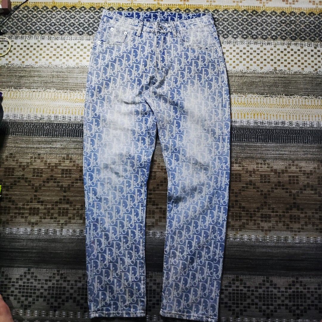 Christian Dior Monogram Pants (Category: Jeans) located in Taguig. Submitted by althriftdailyloots94 (Listing ID 1466266829, Image 3). Description: Size 29-30 waist need wash may stain sa last pic off/legit no tags .