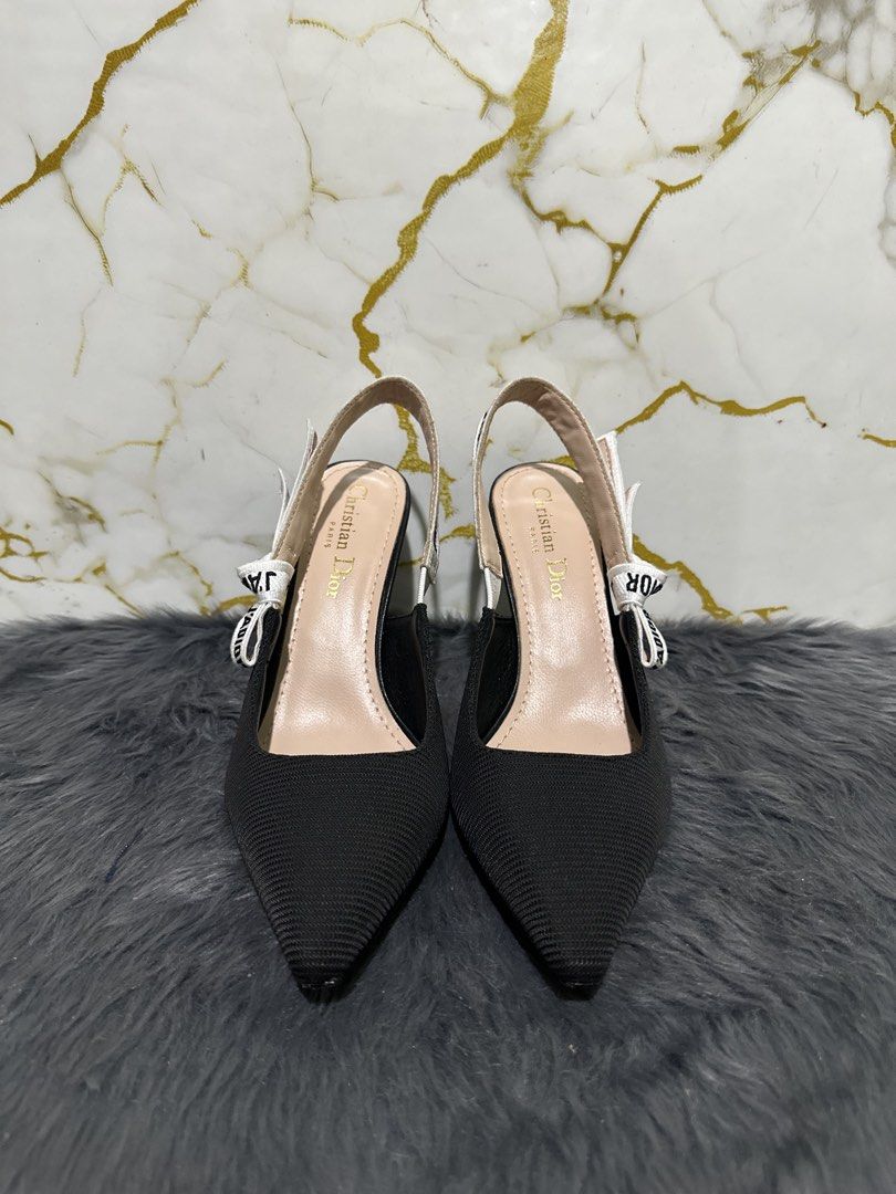 Christian Dior slingback (Category: Flats & Sandals) located in Marikina City. Submitted by georgiaprelovestuff (Listing ID 1466188457, Image 1). Description: size 39 PLEASE READ BEFORE MAKING AN OFFER: 🔹No inclusions since this is preloved 🔹NO to low ballers please 🔹NO meetups due to busy schedule 🔹If you make an offer, please get the item let's not waste each other's time 🔹NO return NO exchange NO cancellation 🔹Please manage your expectat