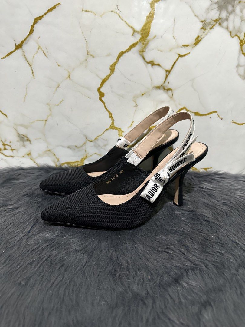 Christian Dior slingback (Category: Flats & Sandals) located in Marikina City. Submitted by georgiaprelovestuff (Listing ID 1466188457, Image 3). Description: size 39 PLEASE READ BEFORE MAKING AN OFFER: 🔹No inclusions since this is preloved 🔹NO to low ballers please 🔹NO meetups due to busy schedule 🔹If you make an offer, please get the item let's not waste each other's time 🔹NO return NO exchange NO cancellation 🔹Please manage your expectat