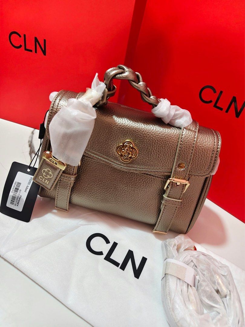 CLN Shoulder Bag and Wallet Assortment (Category: Shoulder Bags) located in Manila. Submitted by youngflower.11acf4 (Listing ID 1466186623, Image 3). Description: - Brand: CLN - Variety of bags and wallets available in black, brown, beige, and trendy monogram prints - Condition: Brand new with protective wrapping on hardware and handles - Includes: Free red paper gift bags with select pieces - Dust bags included for applicable items - Perfect for