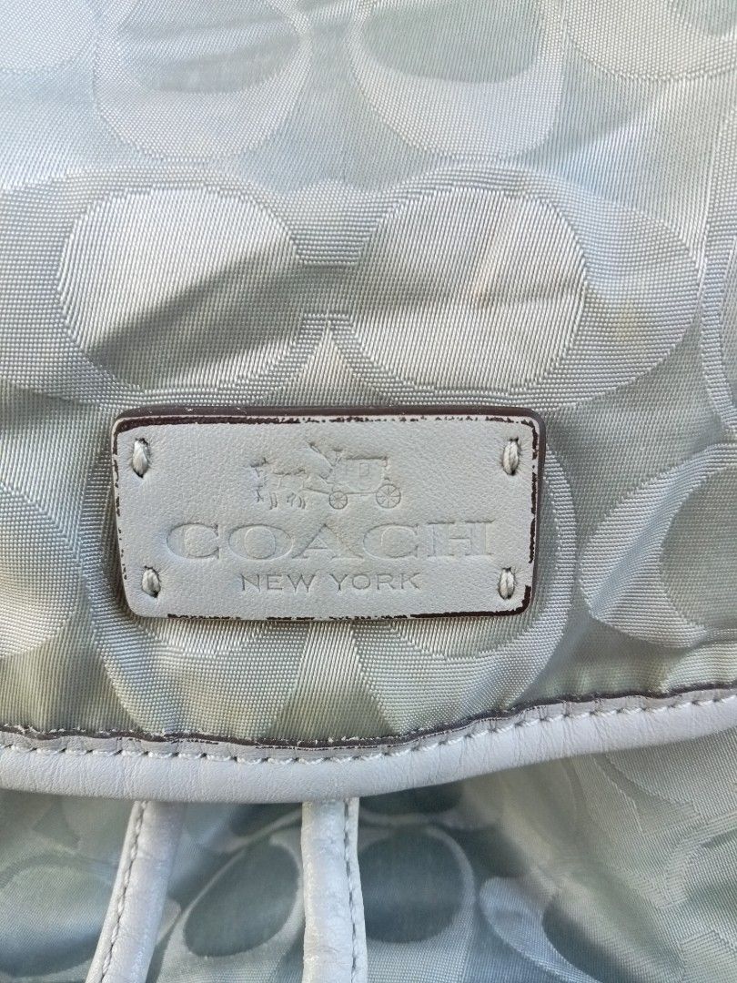 Coach backpack (Category: Luxury Bags & Wallets) located in Manila. Submitted by chinoluxx (Listing ID 1466164234, Image 2). Description: excellent condition no issue.