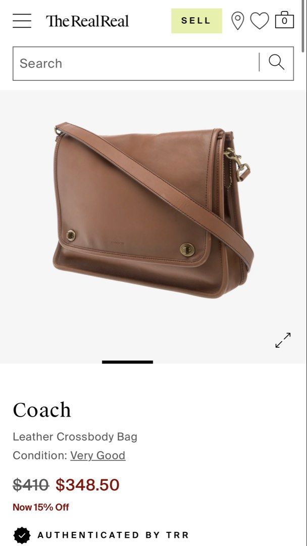 Coach Leather Crossbody Bag (Category: Sling Bags) located in Cebu City. Submitted by gabgaaab (Listing ID 1466327290, Image 2). Description: - Coach Leather Crossbody Bag - Excellent Condition - Features secure turnlock closure and classic brass hardware - Adjustable shoulder strap for a custom, comfortable fit - Structured messenger style with a smooth, elegant finish - Includes a convenient dust bag stored in the front flap compartment - Neutr