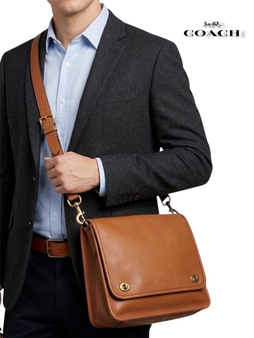Coach Leather Crossbody Bag (Category: Sling Bags) located in Cebu City. Submitted by gabgaaab (Listing ID 1466327290, Image 1). Description: - Coach Leather Crossbody Bag - Excellent Condition - Features secure turnlock closure and classic brass hardware - Adjustable shoulder strap for a custom, comfortable fit - Structured messenger style with a smooth, elegant finish - Includes a convenient dust bag stored in the front flap compartment - Neutr
