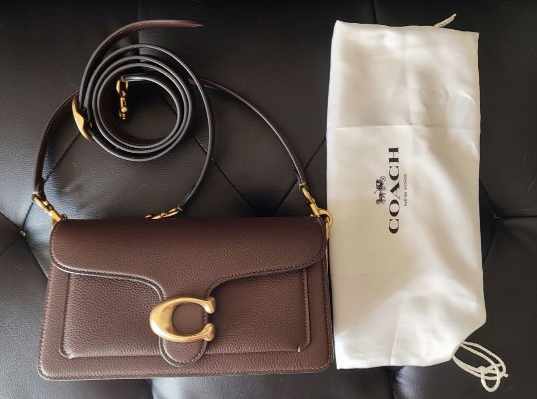 Coach Tabby 26 in Brown (Category: Luxury Bags & Wallets) located in Baguio. Submitted by zozo.collections (Listing ID 1466164372, Image 2). Description: Coach Tabby 26 in Brown, 2025 release Bought October last year A second strap comes with the bag. Strap is adjustable and may be used as cross-body. Perfect and almost unused condition. Coach full grain leather Heavy brass classic C hardware, Strap has no damages too. No damages to the leather, 