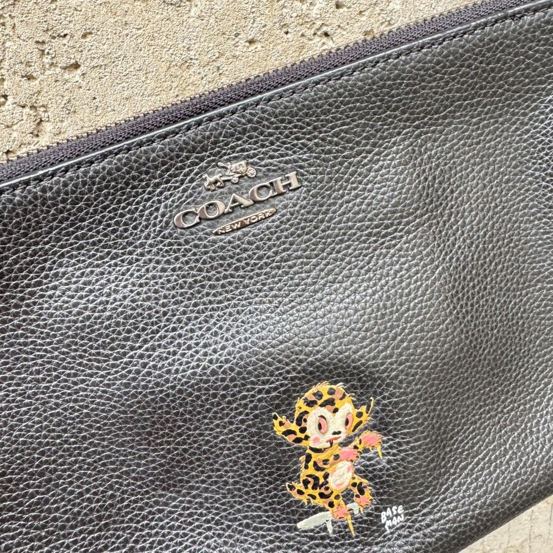 COACH x Gary Baseman Creatures Leather Double-Zip Sling Bag (Category: Cross-body Bags) located in Lucena. Submitted by thrft-nd-sll (Listing ID 1466187113, Image 3). Description: COACH x Gary Baseman Creatures Leather Double-Zip Sling Bag Authentic No Flaws Like New Condition .