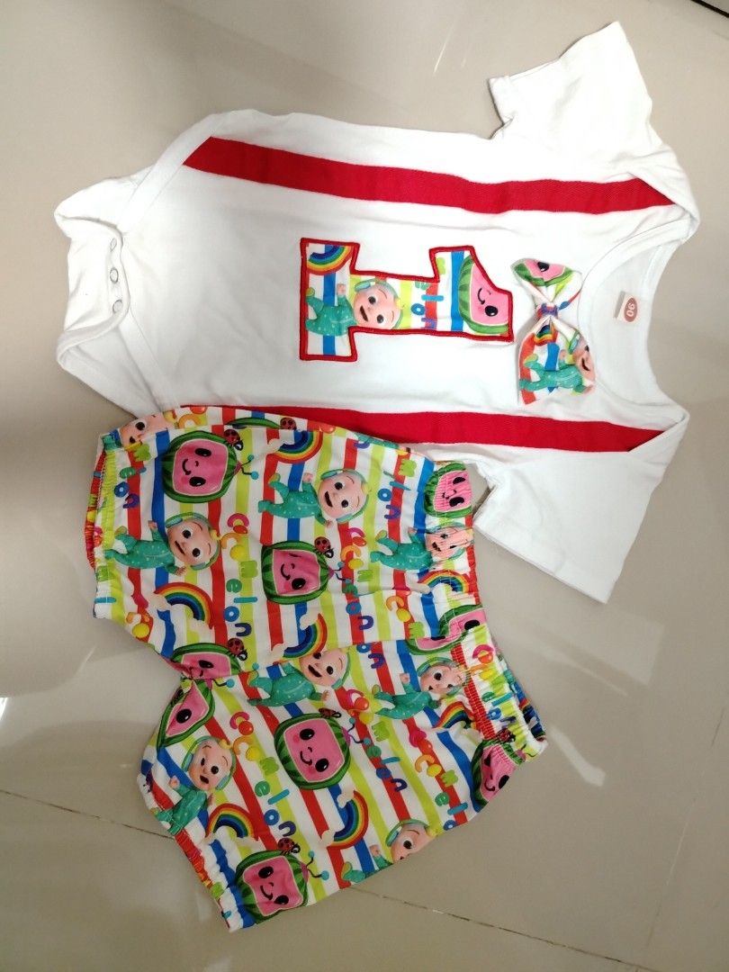 Cocomelon outfit (Category: Babies & Kids Fashion) located in Manila. Submitted by avenuefinds (Listing ID 1466279604, Image 1). Description: used once.