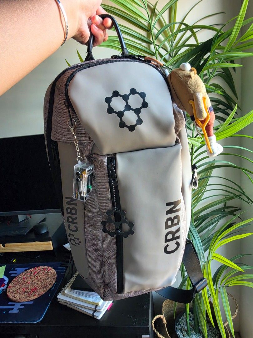 CRBN Pro Team Sling Bag (Category: Racket and Ball Sports) located in Caloocan City. Submitted by ftmpndldymd (Listing ID 1466333574, Image 1). Description: Bought last month from official PB store for 4k selling at 50% discount Bag charms not included RFS: Quitting PB.