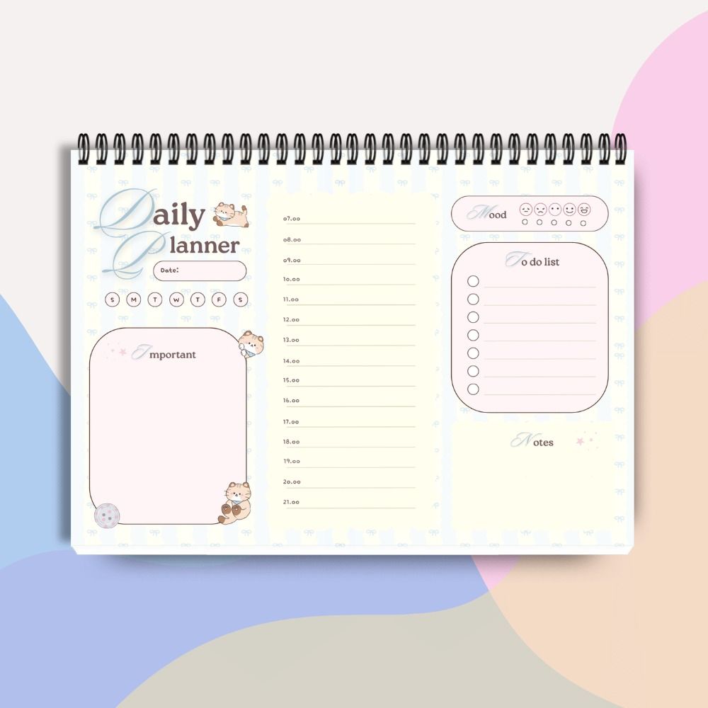 Daily Planners & Weekly Planners (Category: Art & Prints) located in Agdangan. Submitted by embercraftsandprints (Listing ID 1466289621, Image 1). Description: 🌸 Daily / Weekly Planner 🌸 ✨ PLAN YOUR DAY, YOUR WAY! ✨ Stay organized while keeping your planning routine cute, simple, and enjoyable with our adorable Daily / Weekly Planner! 💕 Designed with a soft pastel aesthetic and charming details, this planner is perfect for organizing your sche