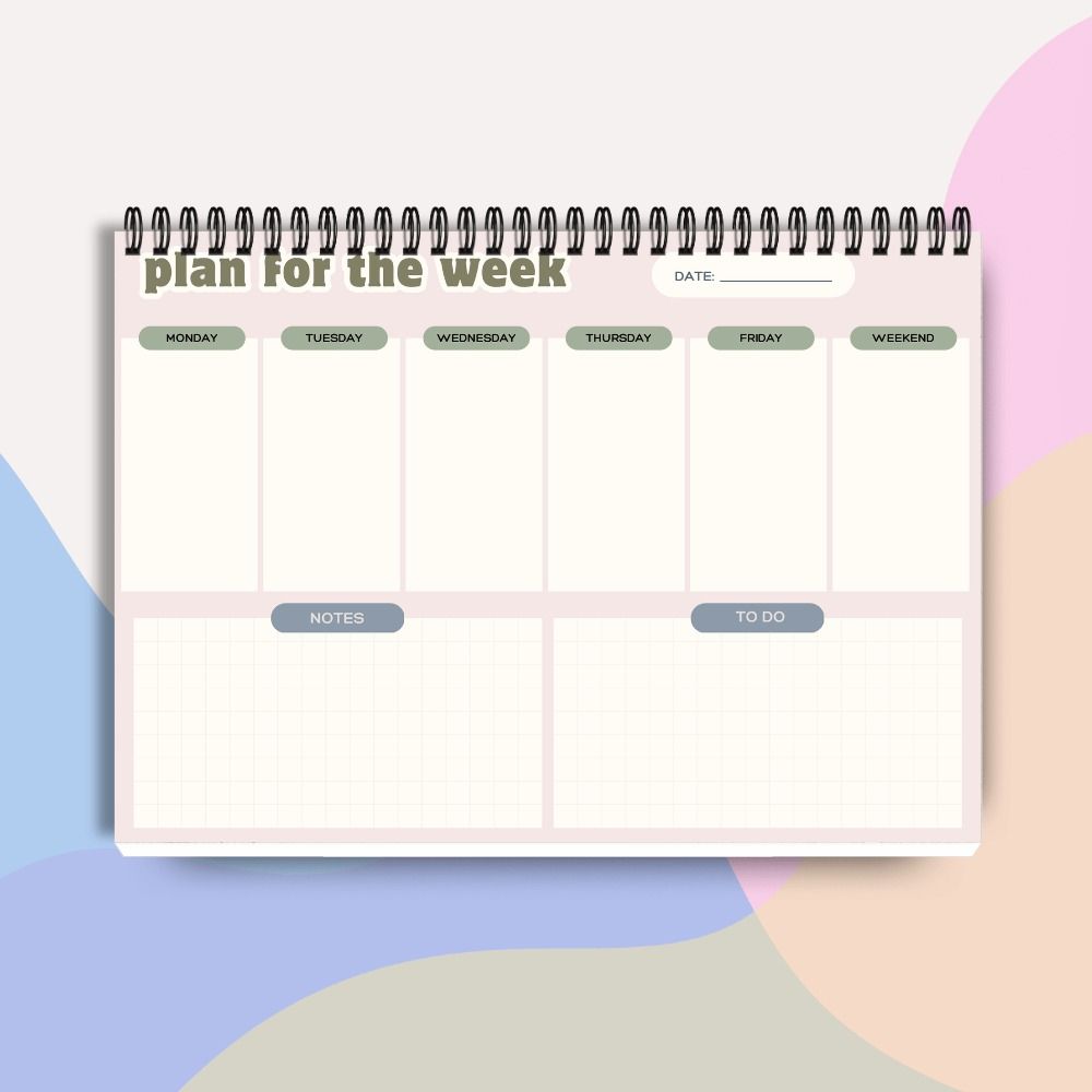 Daily Planners & Weekly Planners (Category: Art & Prints) located in Agdangan. Submitted by embercraftsandprints (Listing ID 1466289621, Image 3). Description: 🌸 Daily / Weekly Planner 🌸 ✨ PLAN YOUR DAY, YOUR WAY! ✨ Stay organized while keeping your planning routine cute, simple, and enjoyable with our adorable Daily / Weekly Planner! 💕 Designed with a soft pastel aesthetic and charming details, this planner is perfect for organizing your sche