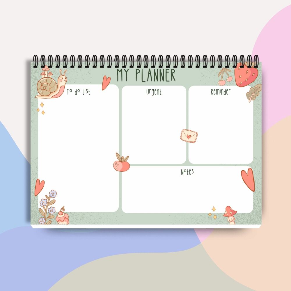 Daily Planners & Weekly Planners (Category: Art & Prints) located in Agdangan. Submitted by embercraftsandprints (Listing ID 1466289621, Image 2). Description: 🌸 Daily / Weekly Planner 🌸 ✨ PLAN YOUR DAY, YOUR WAY! ✨ Stay organized while keeping your planning routine cute, simple, and enjoyable with our adorable Daily / Weekly Planner! 💕 Designed with a soft pastel aesthetic and charming details, this planner is perfect for organizing your sche