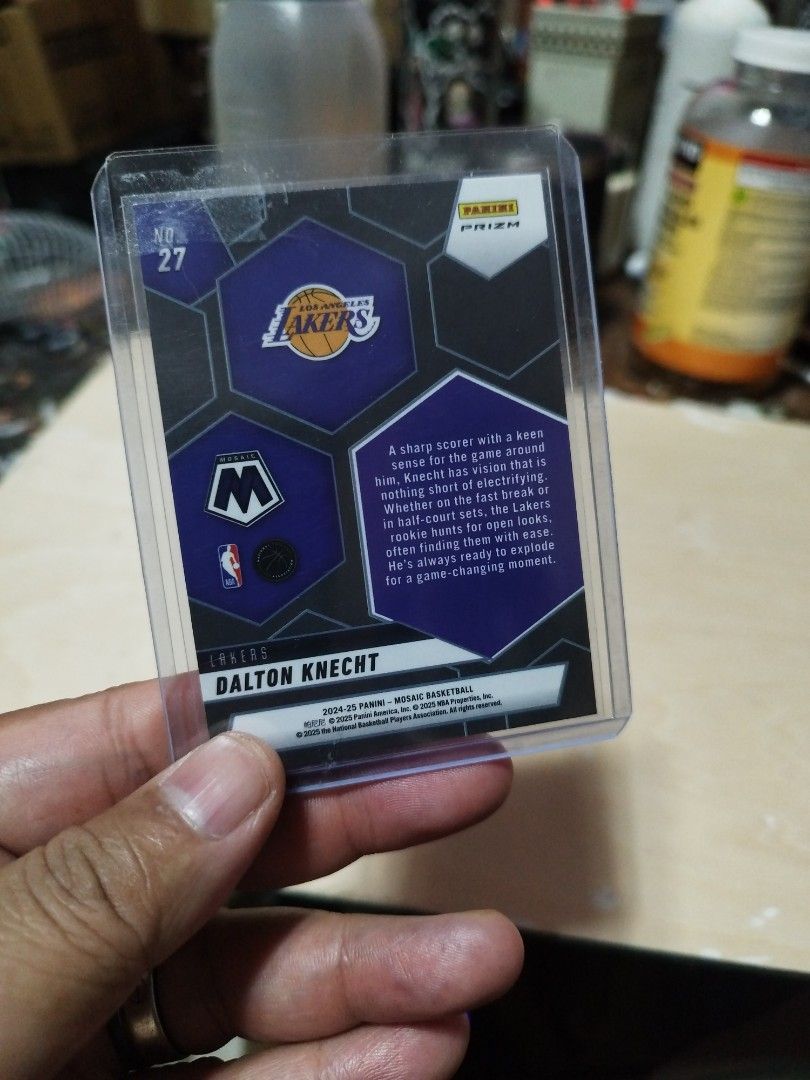 dalton knecht RC rookie card (Category: Raw Singles) located in Bacoor. Submitted by bigdaddy1027 (Listing ID 1466218088, Image 2). Description: bacoor location toploader inculded.