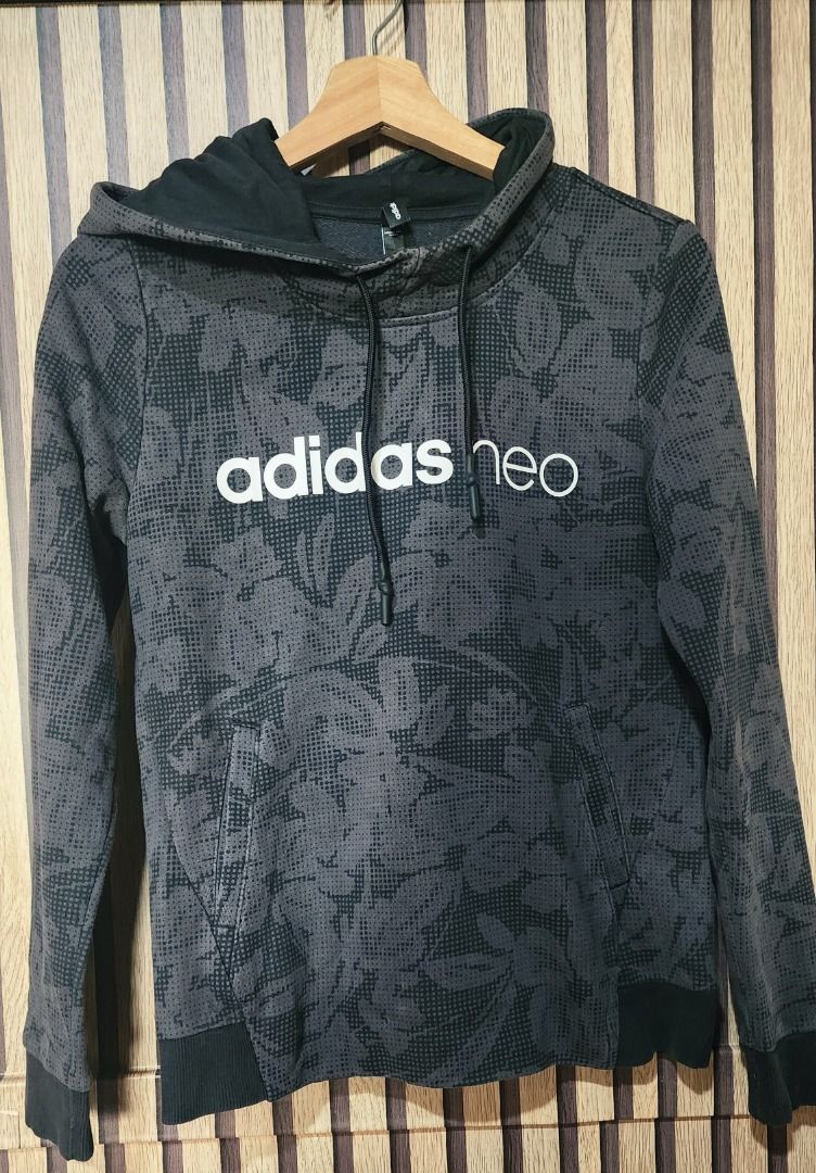 Dark Grey Patterned Long Sleeve Hoodie (Category: Hoodies) located in Baguio. Submitted by genesisomega (Listing ID 1466280549, Image 1). Description: - Color: Dark Grey - Design: Subtle dotted camouflage pattern on sleeves - Cuffs: Ribbed dark wrist cuffs - Fit: Long sleeves, comfortable material - Condition: Well-maintained with clean fabric texture - Style: Great casual piece for everyday wear.