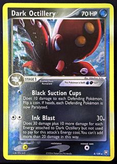 Dark Octillery 8/109 Rare, Toys & Collectibles, Trading Cards, Raw ...