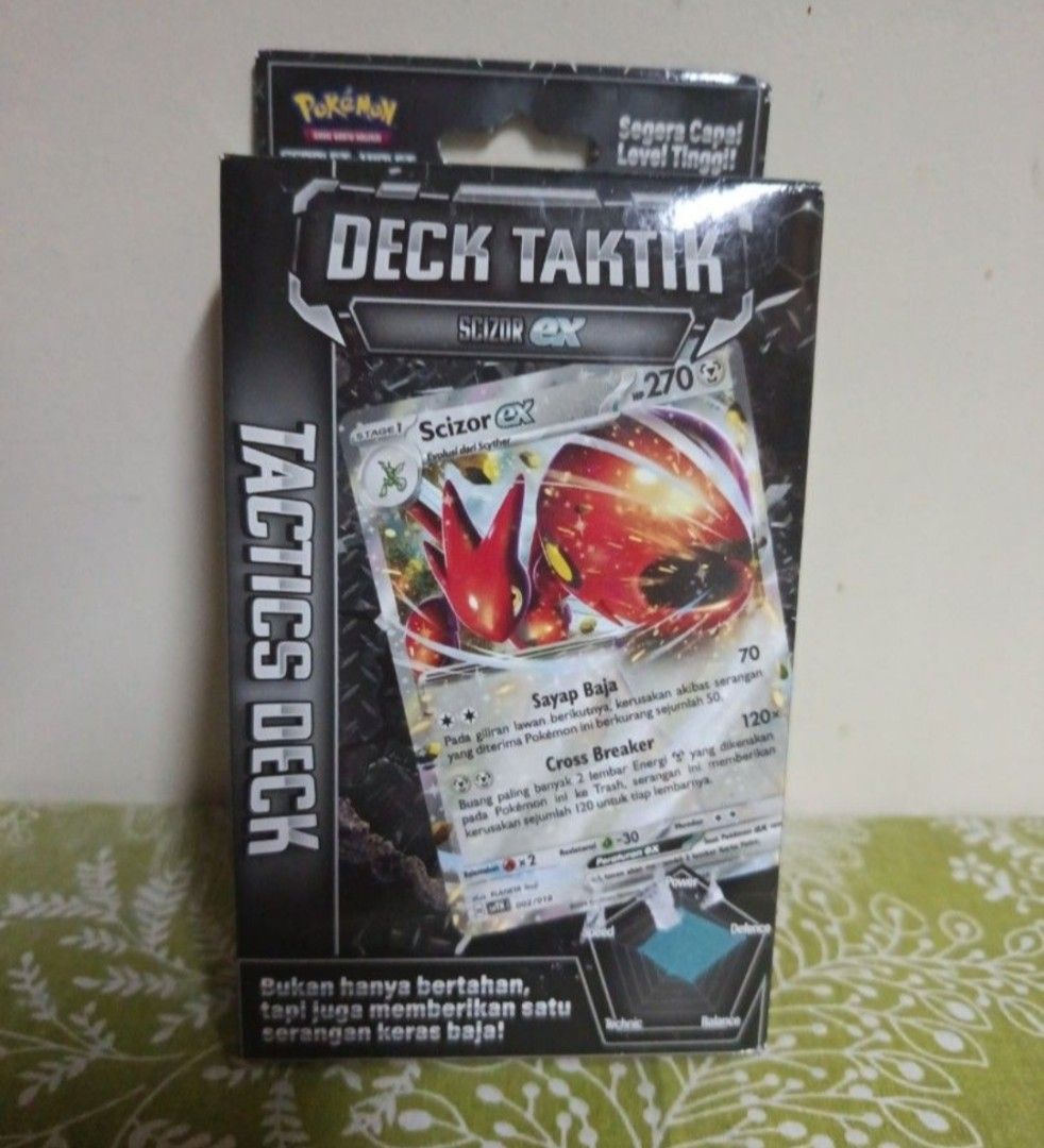 deck taktik pokemon (Category: Card Boxes & Cases) located in Muntinlupa City. Submitted by markkeub (Listing ID 1466333727, Image 1). Description: deck taktik indonesian total 60 cards brand new pick up alabang send sameday lalamove or grab send 1/2 days with flash express(can full of phillipines).