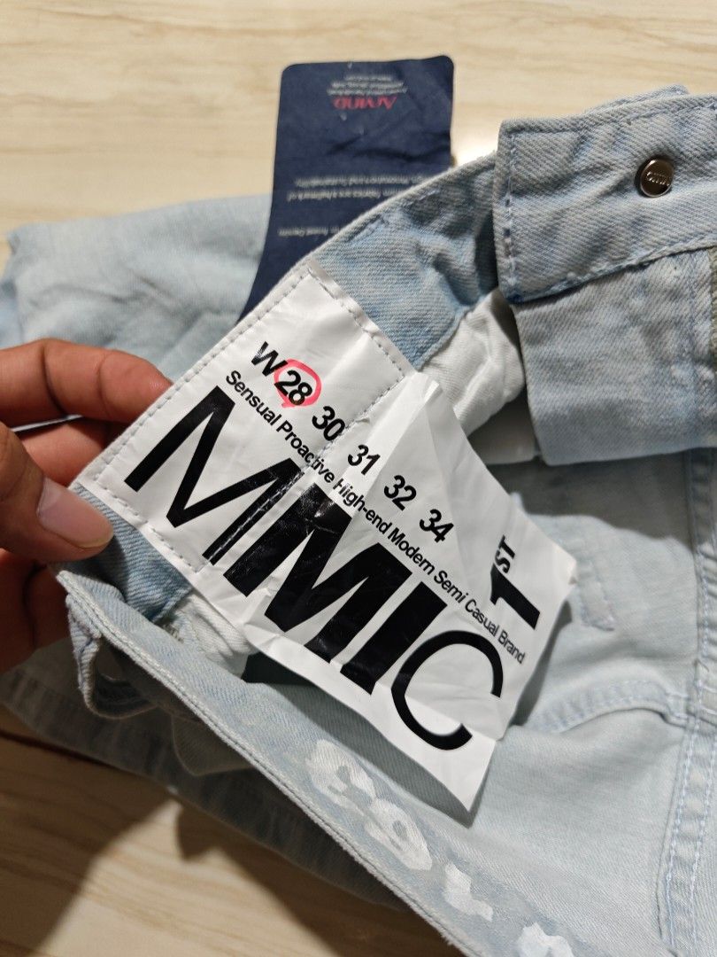 DENIM SHORT MMIC (Category: Shorts) located in Midsayap. Submitted by indigoventure (Listing ID 1466328929, Image 3). Description: size 28 As new condition excellent Condition no issue yan with hang tag pa.