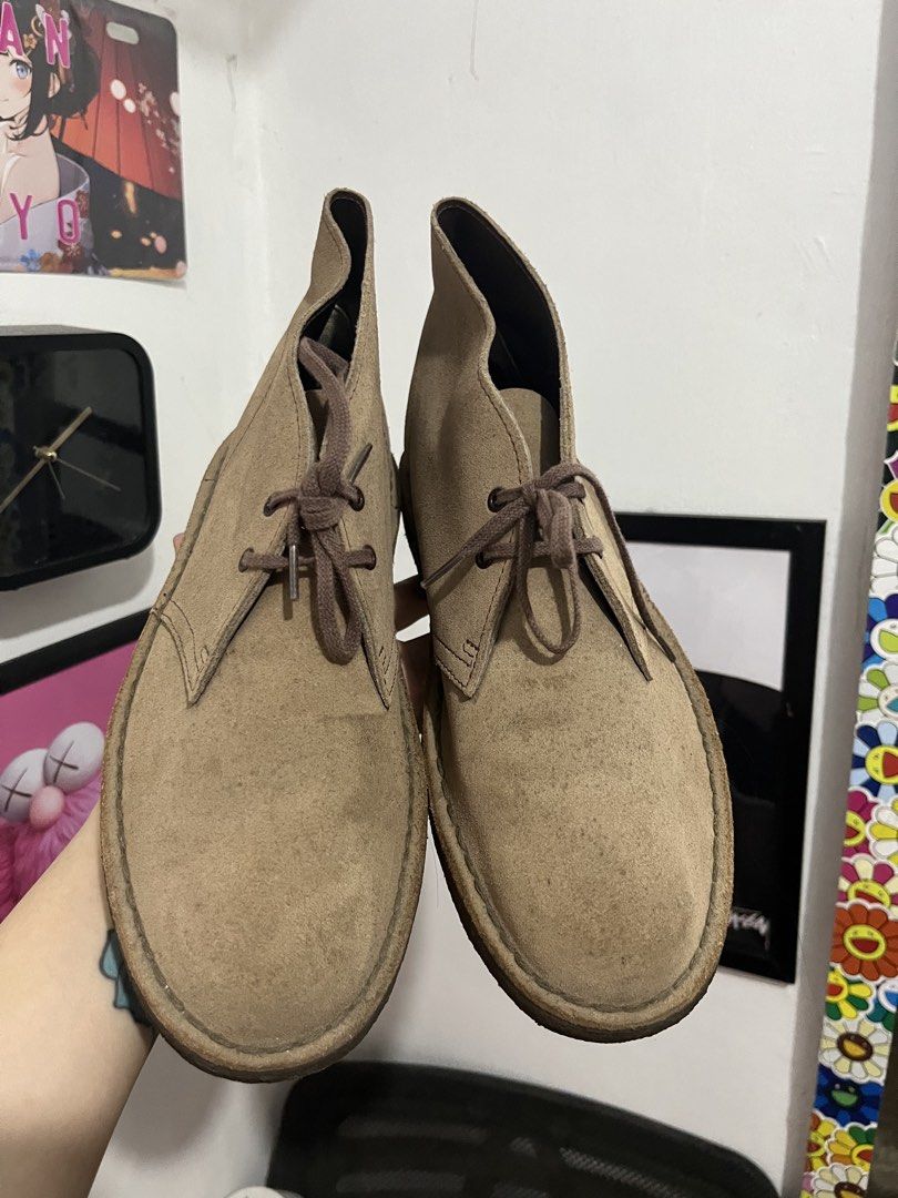 Dessert Clarks Boots (Category: Boots) located in Santa Barbara. Submitted by znaethrifthing (Listing ID 1466183827, Image 2). Description: In very good condition See detailed picture US 6.5- 7mens / US 8 womens 24.5xm - 25cm Plus sf.