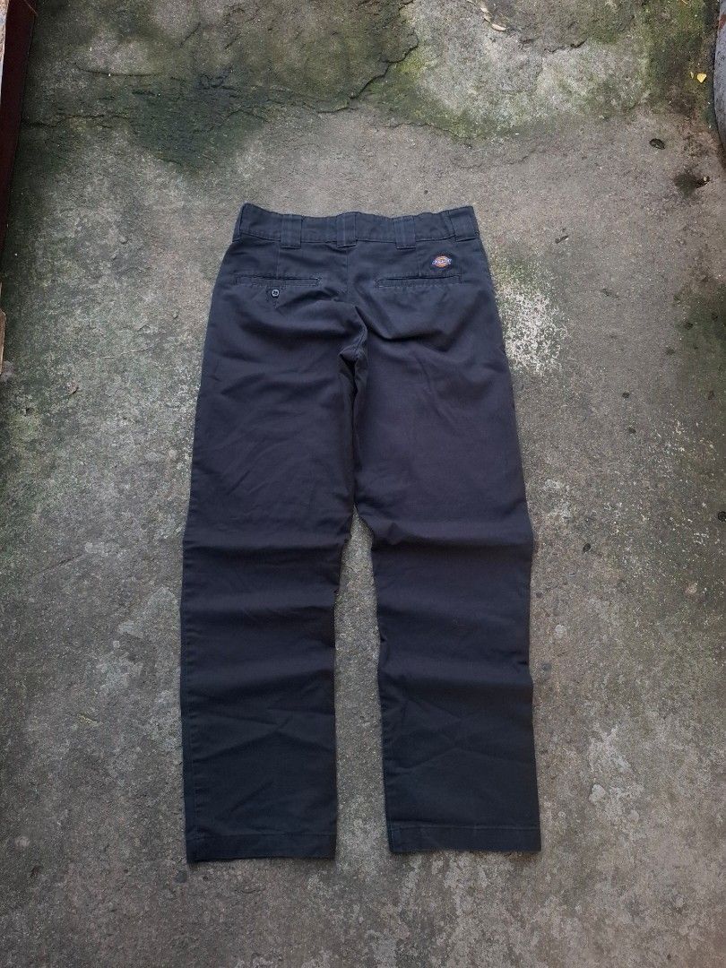 Dickies Flex Slim Taper Black Pants - Size 29 (Category: Trousers) located in Manila. Submitted by bonaobrag55538 (Listing ID 1466204660, Image 2). Description: - Brand: Dickies - Style: Flex slim taper pants - Color: Black - Size: 29x38x8 - Material: Stretch fabric for easy movement - Details: Classic workwear design with standard back pockets and logo tag - Condition: Minor signs of usage, sturdy and ready to wear - Ideal for: Everyday casual w