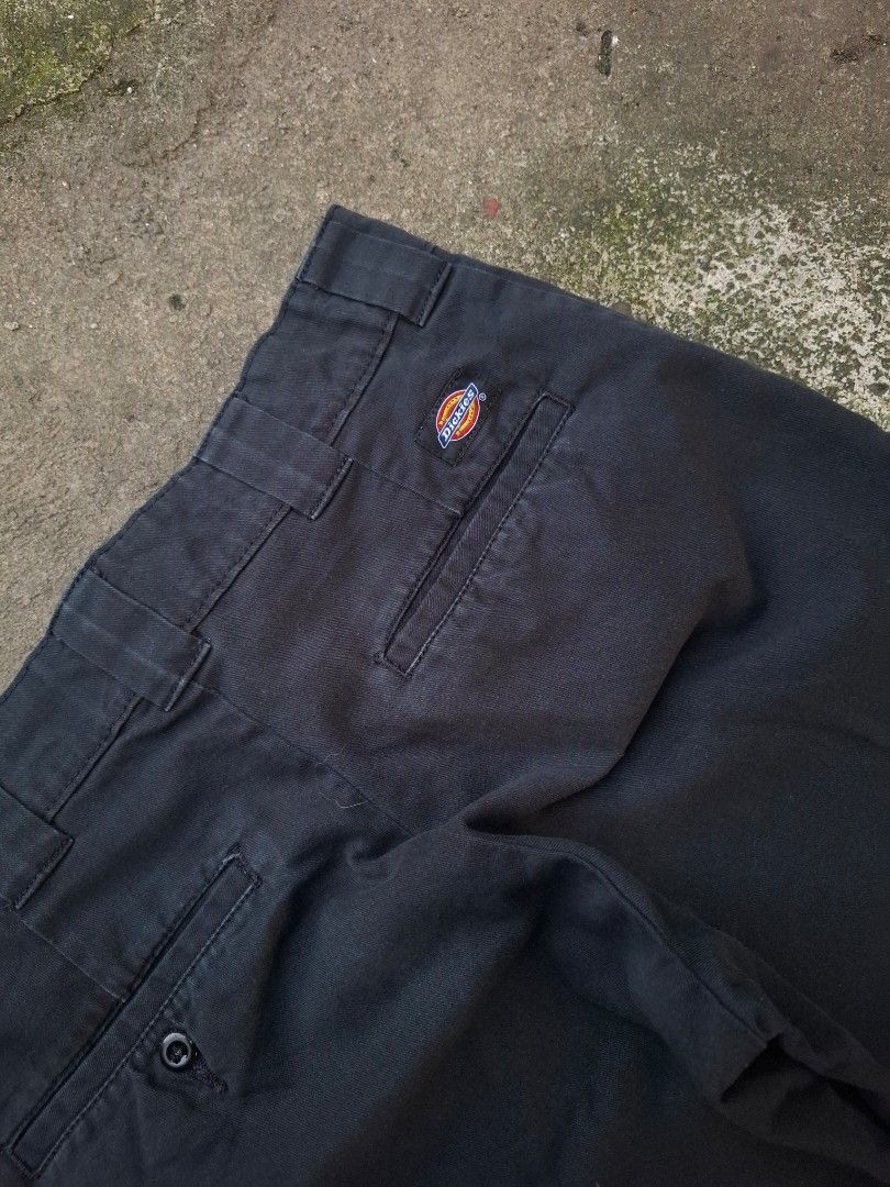 Dickies Flex Slim Taper Black Pants - Size 29 (Category: Trousers) located in Manila. Submitted by bonaobrag55538 (Listing ID 1466204660, Image 3). Description: - Brand: Dickies - Style: Flex slim taper pants - Color: Black - Size: 29x38x8 - Material: Stretch fabric for easy movement - Details: Classic workwear design with standard back pockets and logo tag - Condition: Minor signs of usage, sturdy and ready to wear - Ideal for: Everyday casual w