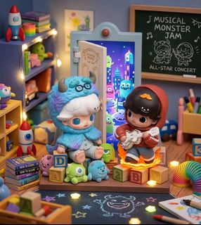 DIMOO as Sulley Disney Pixar, Toys & Collectibles, Figurines & Models ...